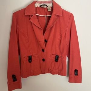 Ruff Hewn Coral Corduroy Jacket